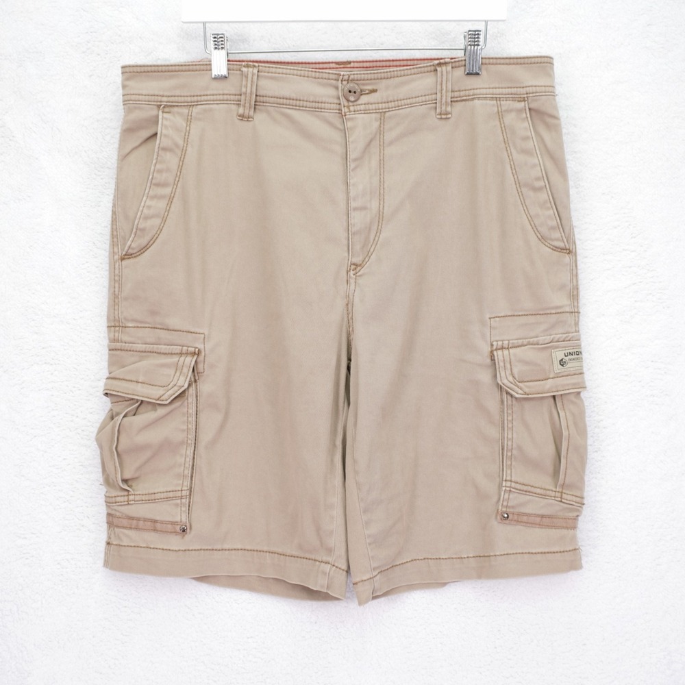 UnionBay Cargo Shorts Men's Brown -38 / 11- High Rise‎ Cotton Spandex Tag 36